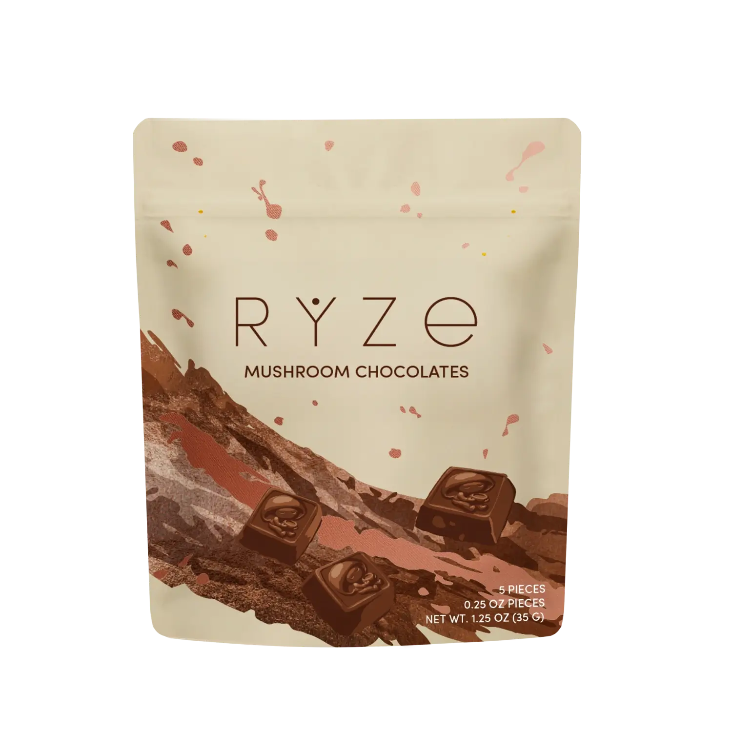 FREE Mushroom Chocolates Rye (5 pieces) L0