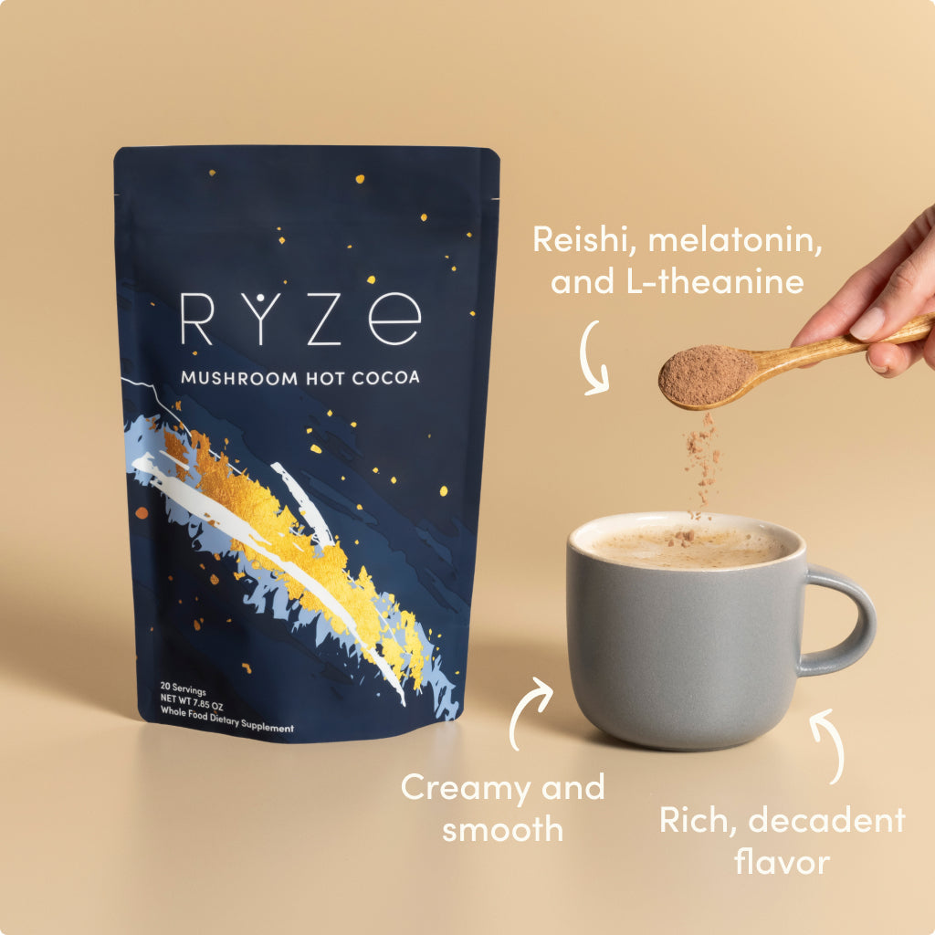 RYZE Nighttime Mushroom Cocoa Starter Bag A1