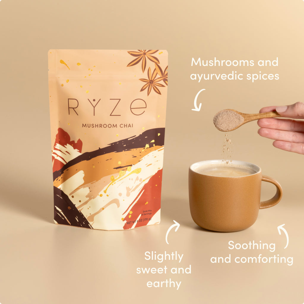 RYZE Mushroom Chai Starter Bag X6
