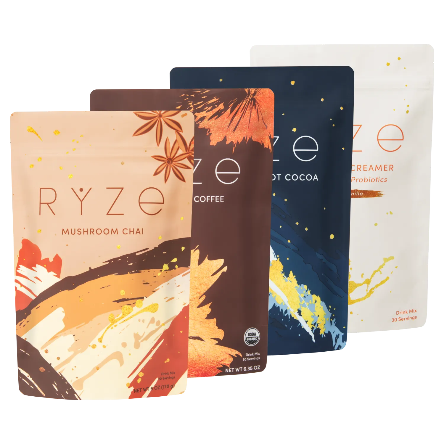 Ultimate Elevate + Unwind Bundle: Chai + Coffee + Cocoa J5