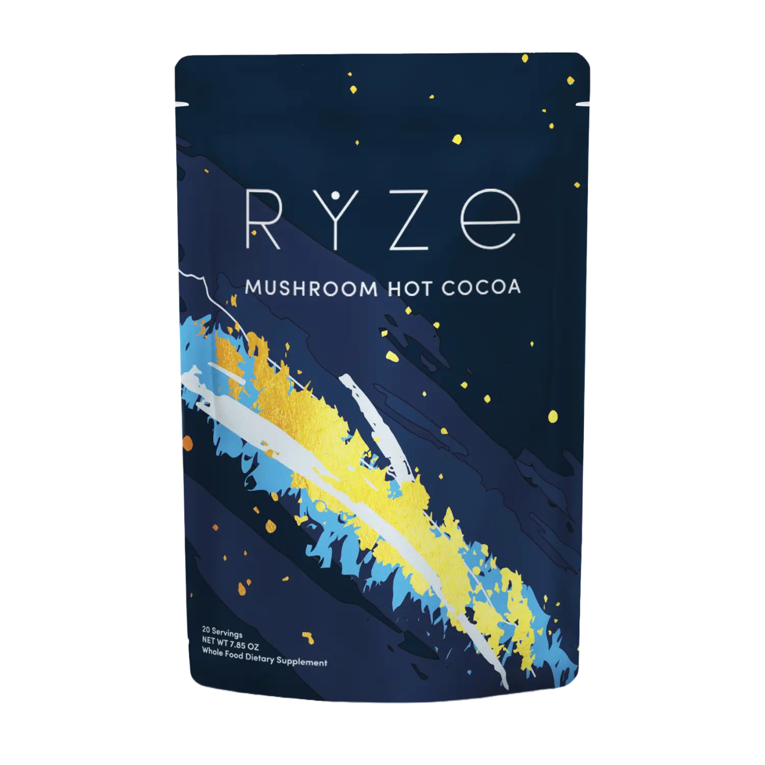RYZE Mushroom Hot Cocoa — Organic Instant Cocoa with L-Theanine & Melatonin, 20 Servings A0