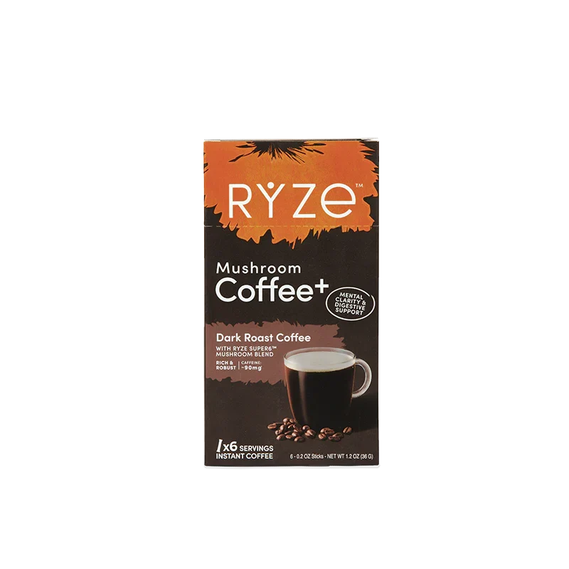 Dark Roast Mushroom Coffee Carton B6