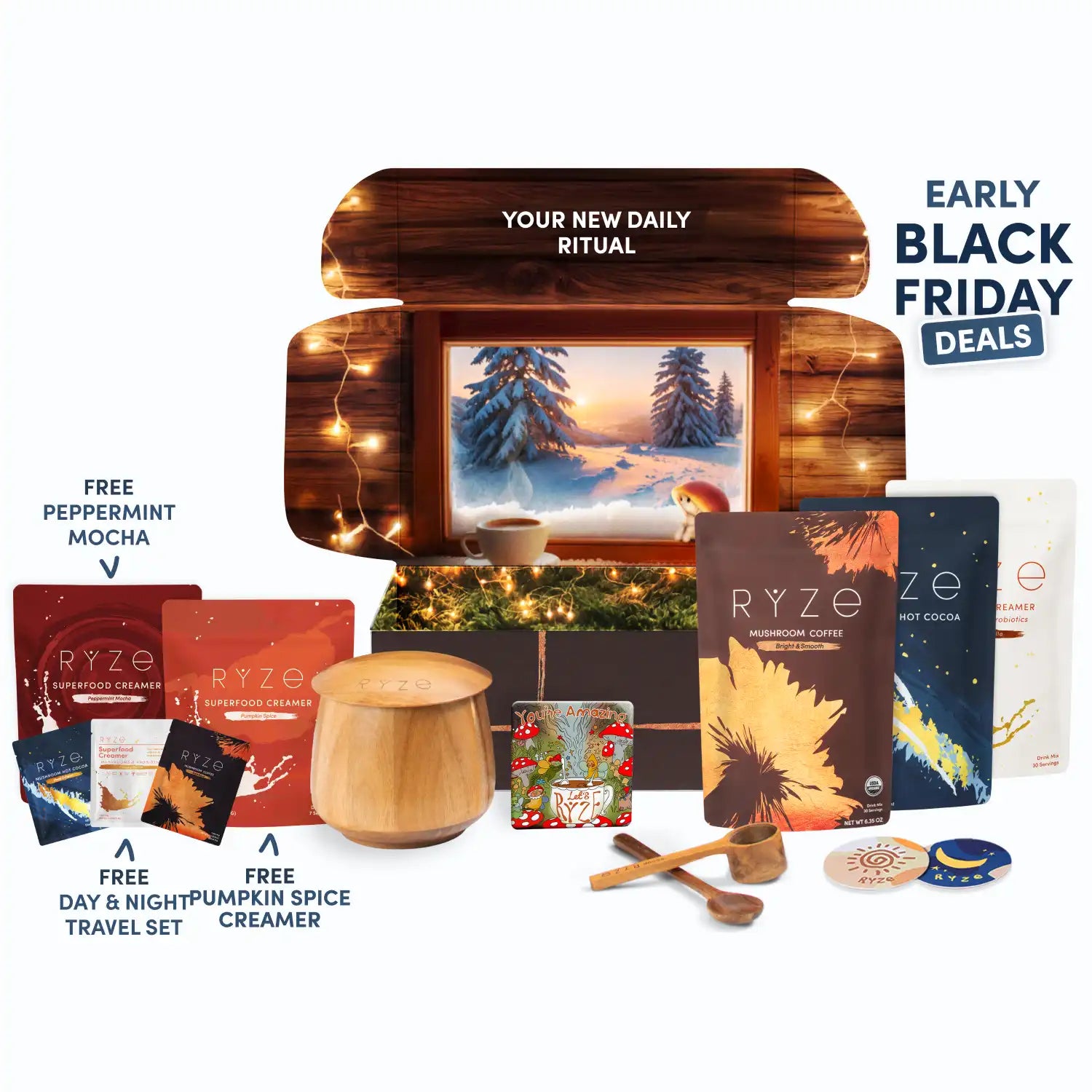 RYZE Ritual Set: Cocoa + Coffee H5