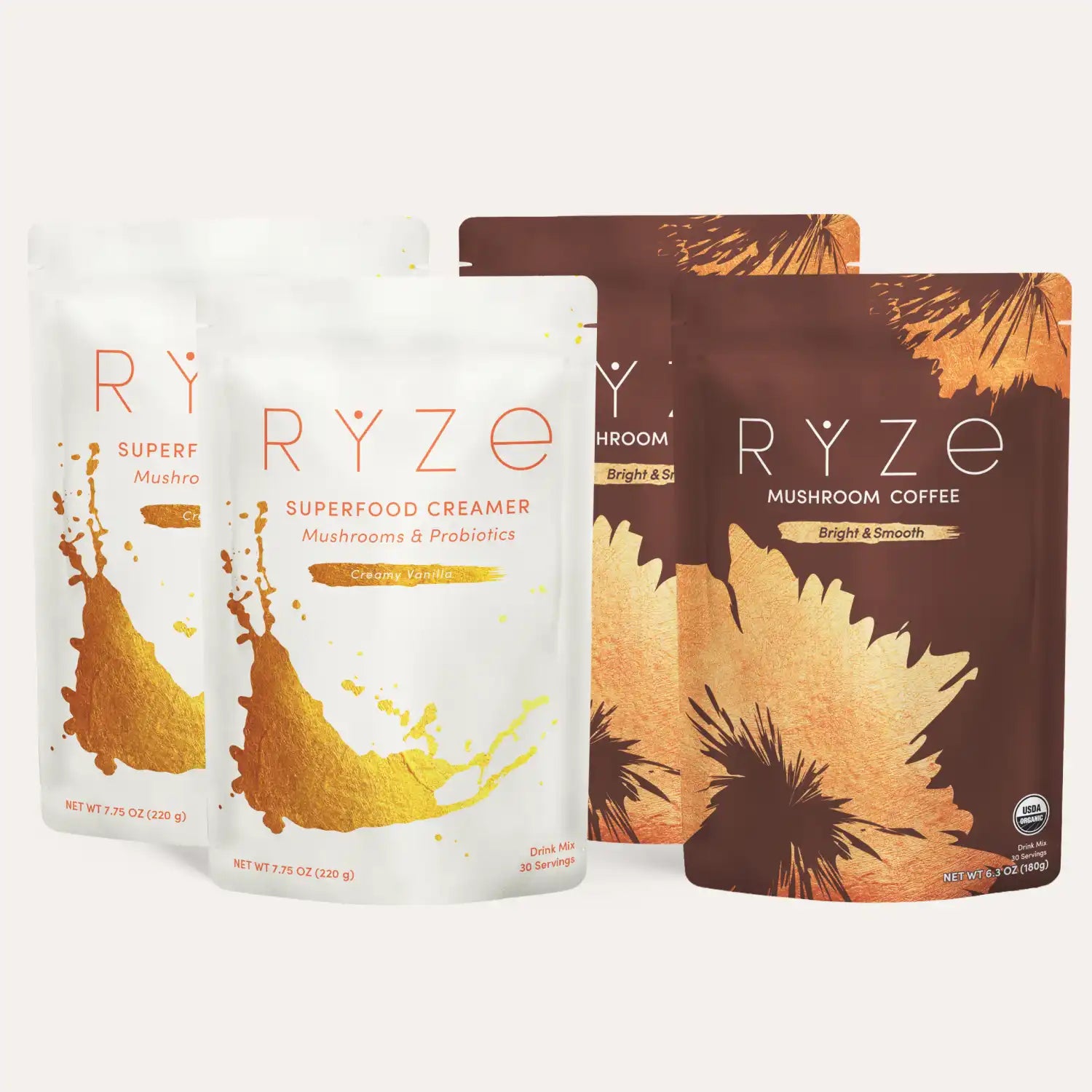 RYZE Lovers Gift Set (2 Coffees + 2 Creamers) X7