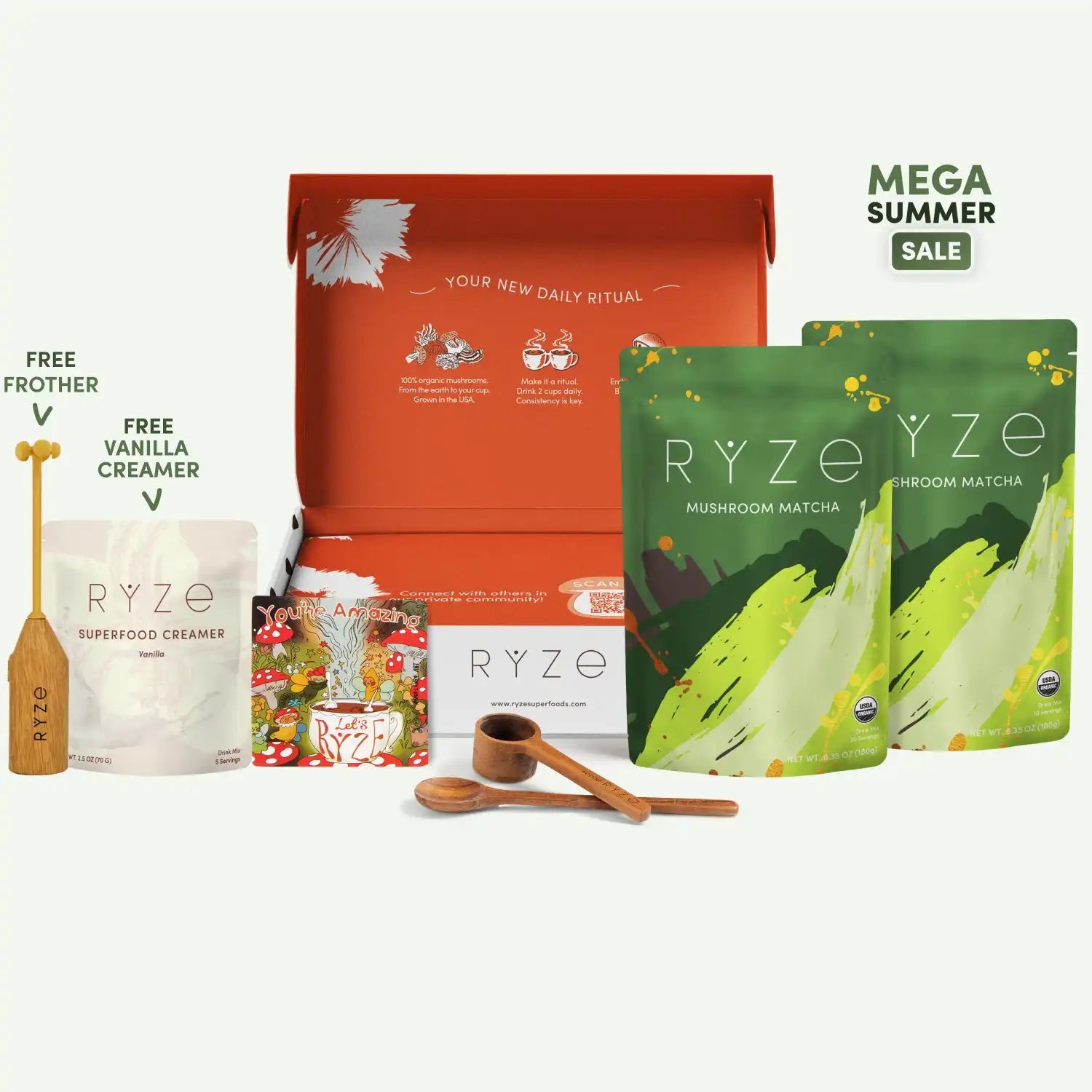 Mushroom Matcha Starter Kit (60 Servings) R7