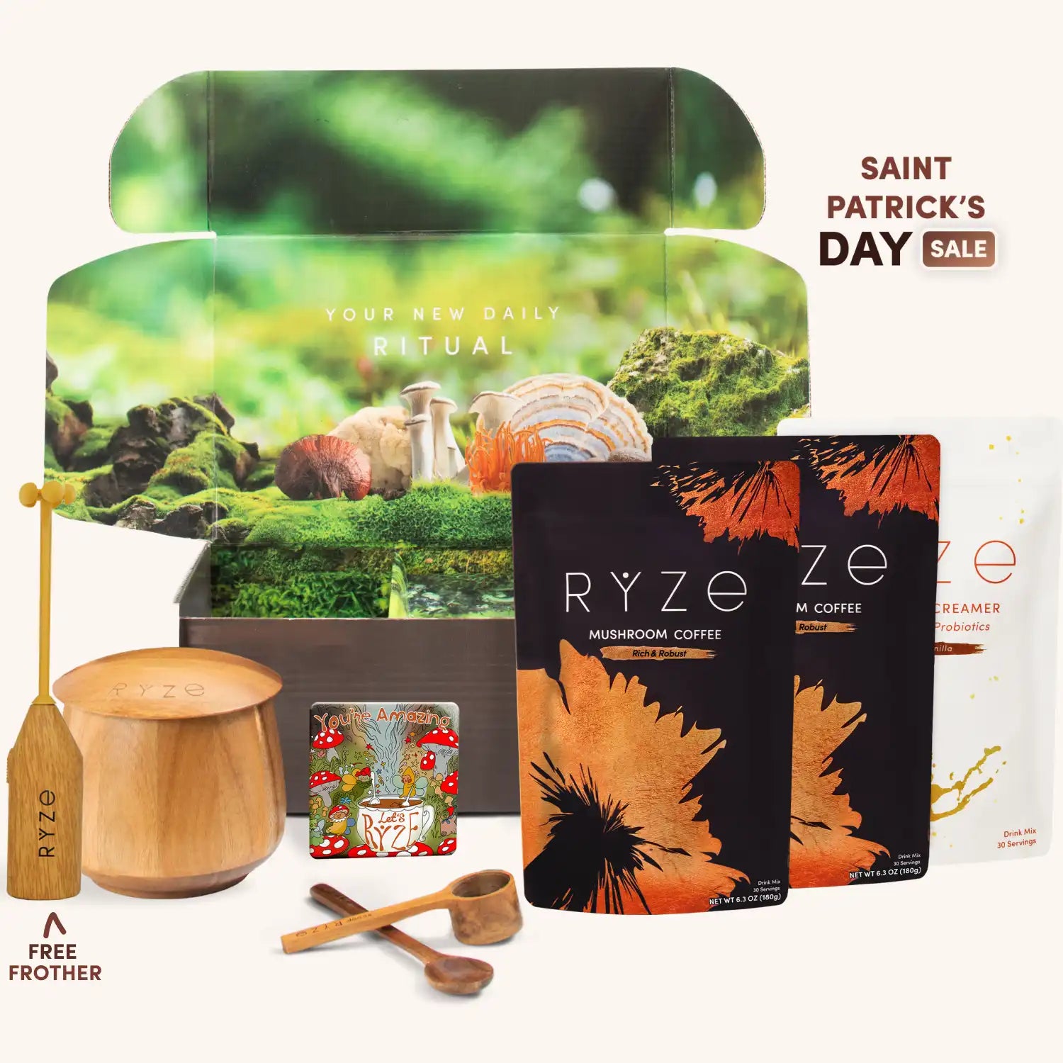 Mushroom Coffee Ritual Set D0