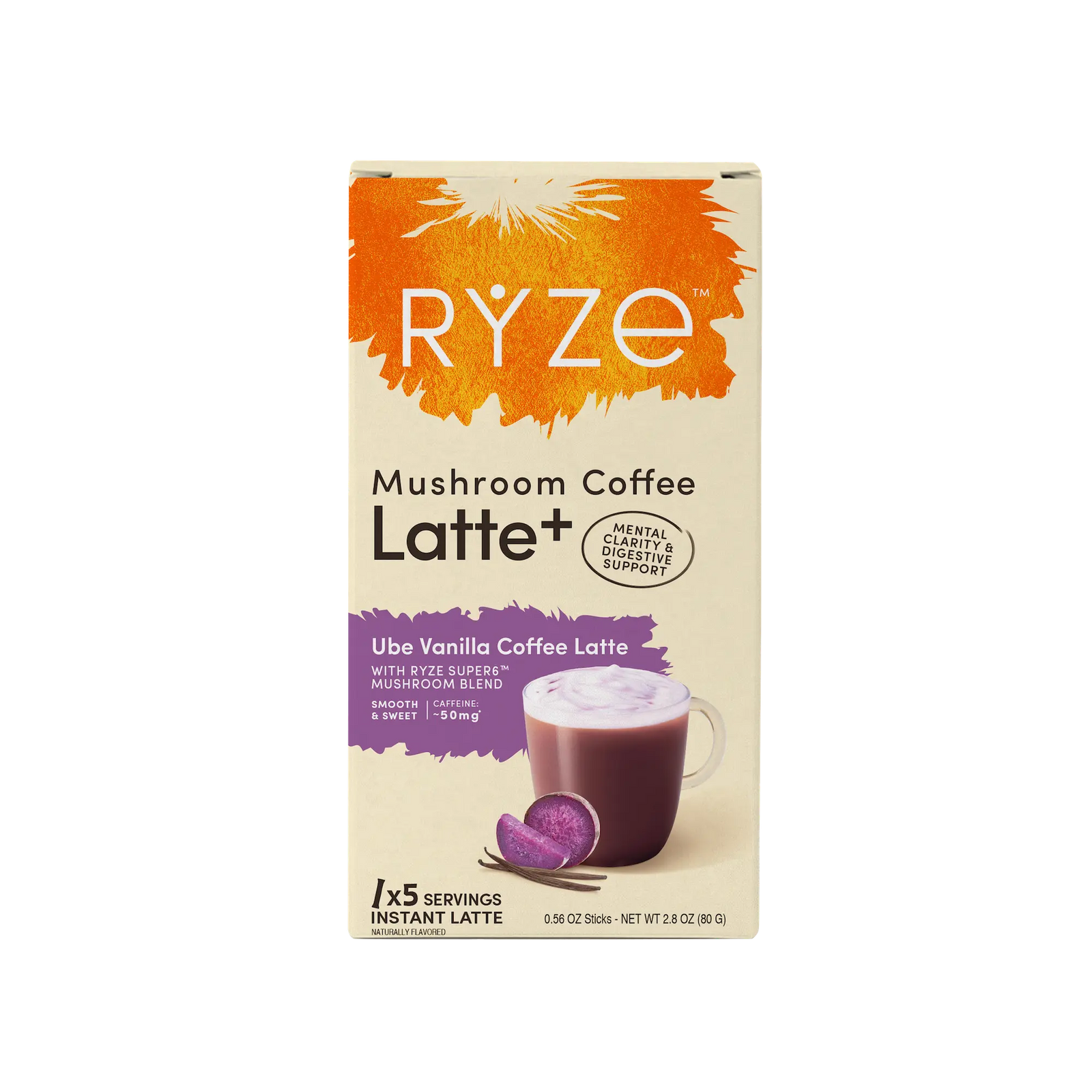 Ube Vanilla Coffee Latte Carton F0