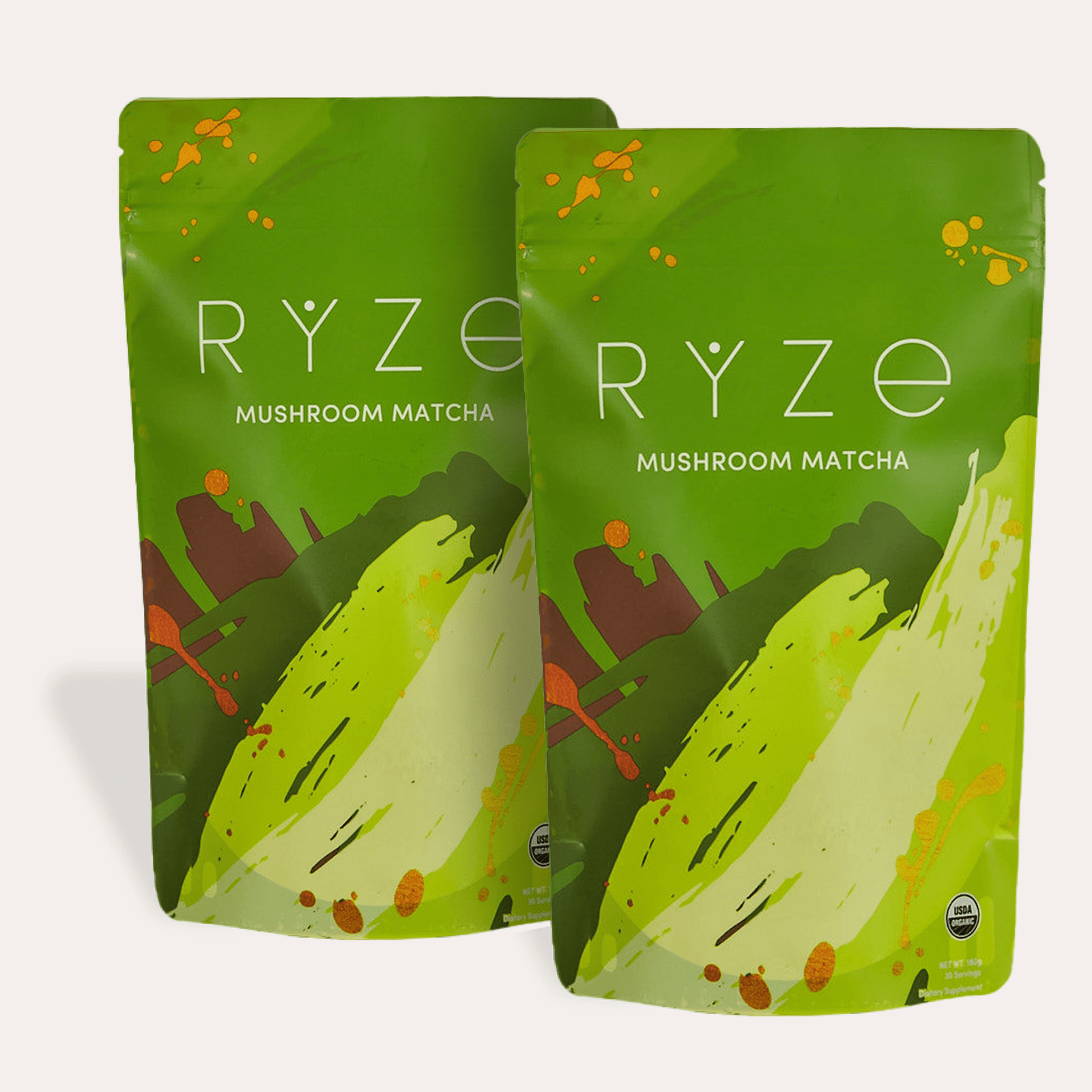 RYZE Organic Mushroom Matcha Starter Kit (60 servings) B8